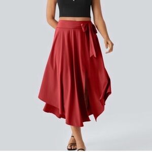 Halara Breezeful high waisted Skirt Tie at Side with shorts Size Medium NWT